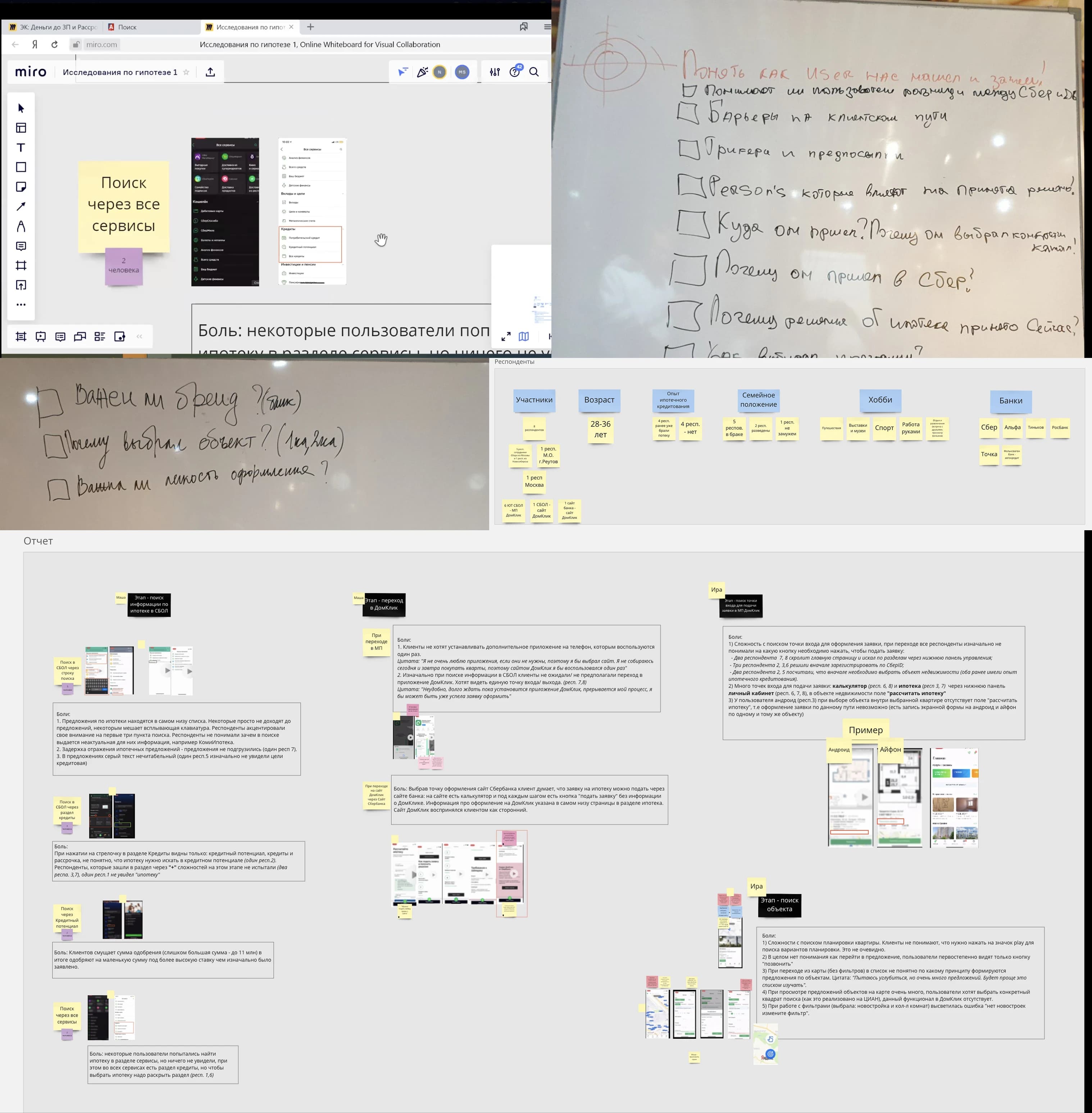 The hypothesis — concept mockups